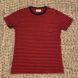 Men’s Medium Taylor Stitch (Navy/Red Stripes)